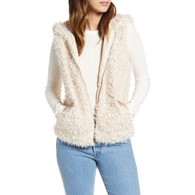 Bb Dakota Arctic Foxy Teddy Vest, Ivory