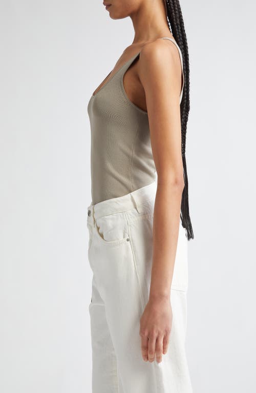 Totême Compact Knit Tank In Dove