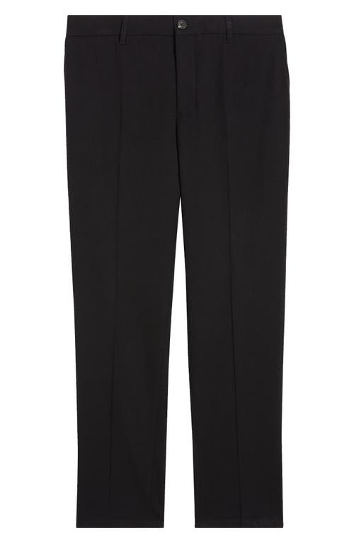 Shop Open Edit Slim Fit Solid Color Pants In Black