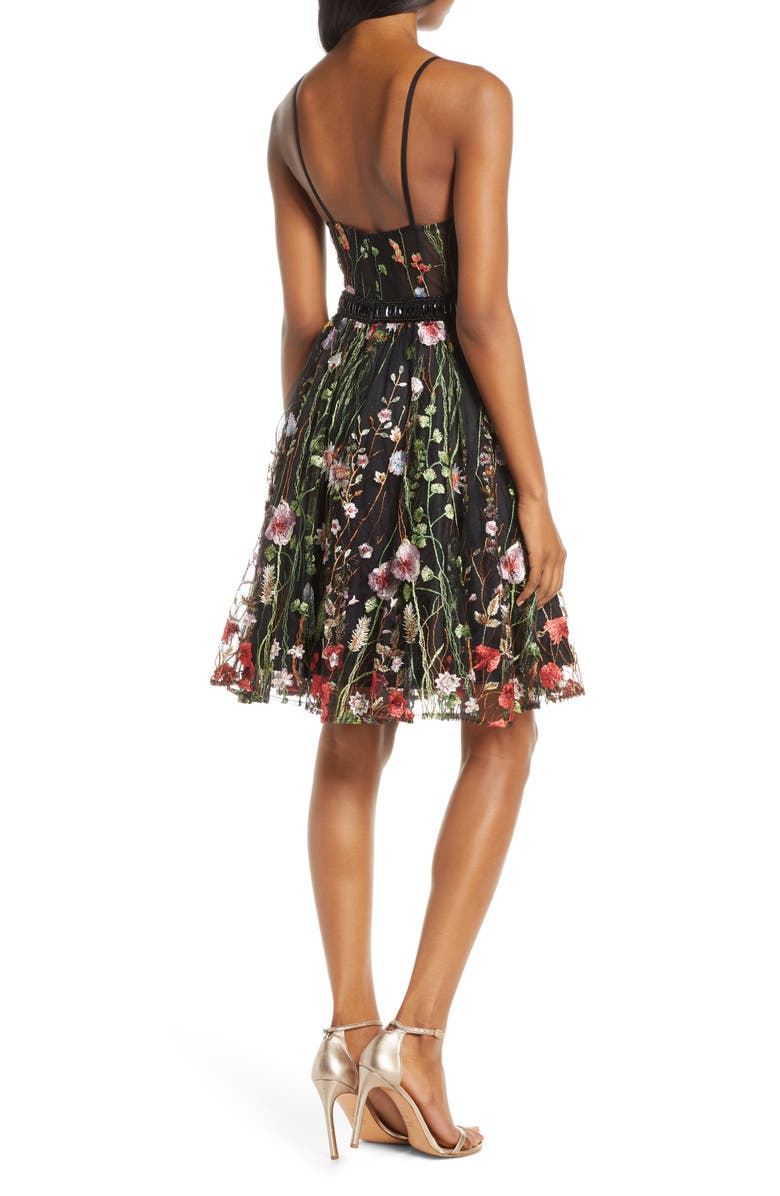 Mac Duggal Embroidered Fit & Flare Cocktail Dress | Nordstrom