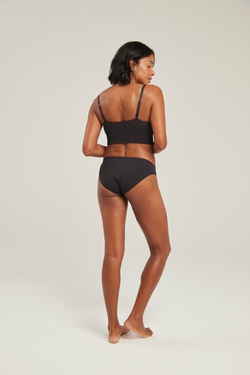 Shop Nudea The Form Seamless Brief In Black/oat