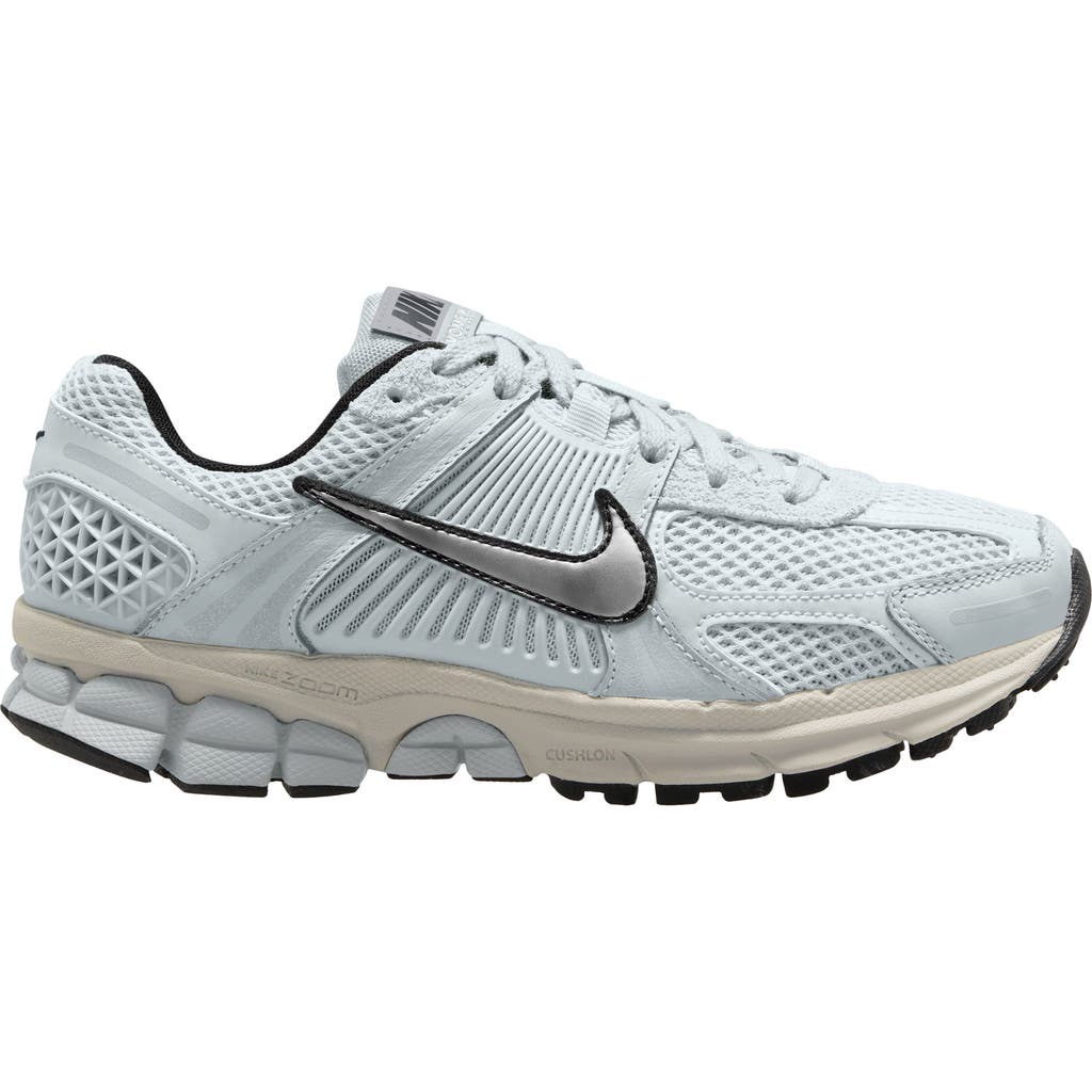 Nike Air Zoom Vomero 5 Sneakers In Pure Platinum/chrome/brown