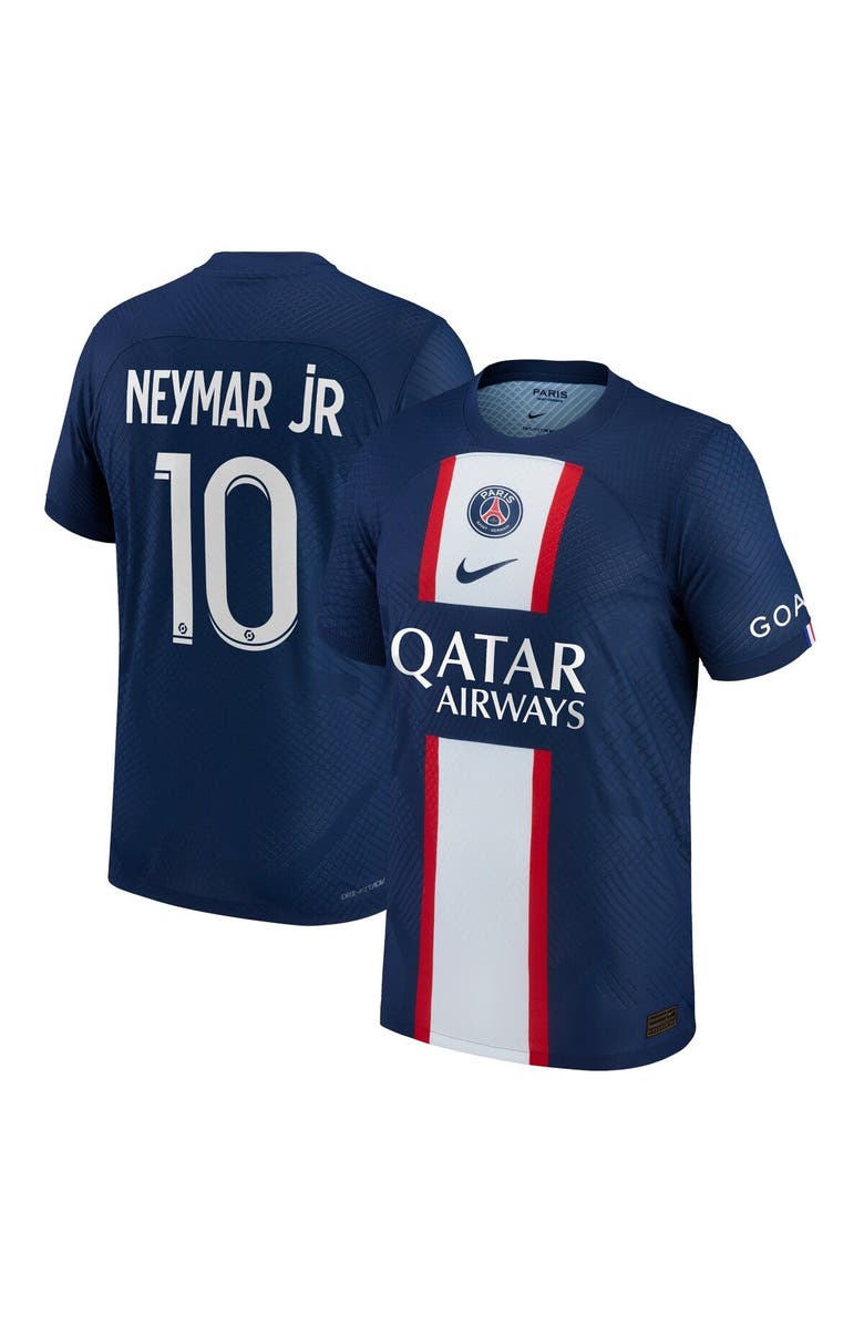 Nike Men's Nike Neymar Jr. Blue Paris Saint-Germain 2022/23 Home Authentic Player Jersey, Main, color, Blue