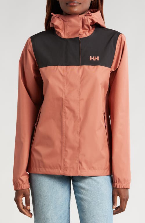 Shop Helly Hansen Vancouver Waterproof Rain Jacket In Cedarwood