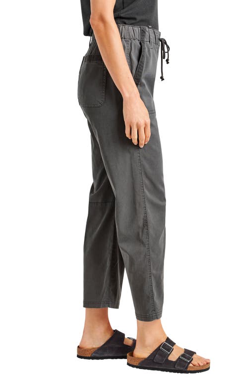 Shop Splendid Gianna Crop Drawstring Pants In Stone