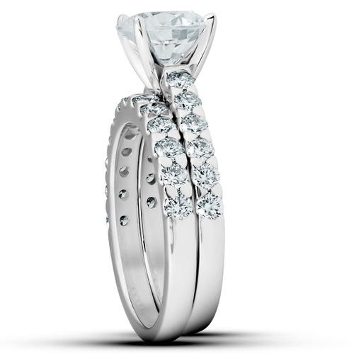 Bliss Diamond 2.27ct Diamond Engagement Matching Wedding Ring Set 14k Gold Lab Grown In 14k White Gold