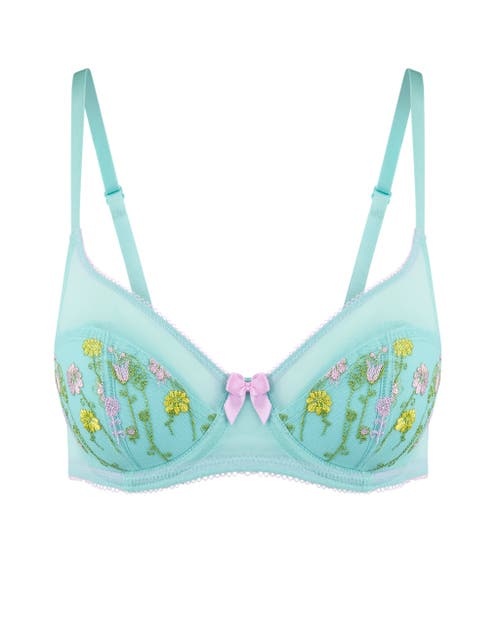 Shop Adore Me Elie Contour Demi Bra In Light Blue