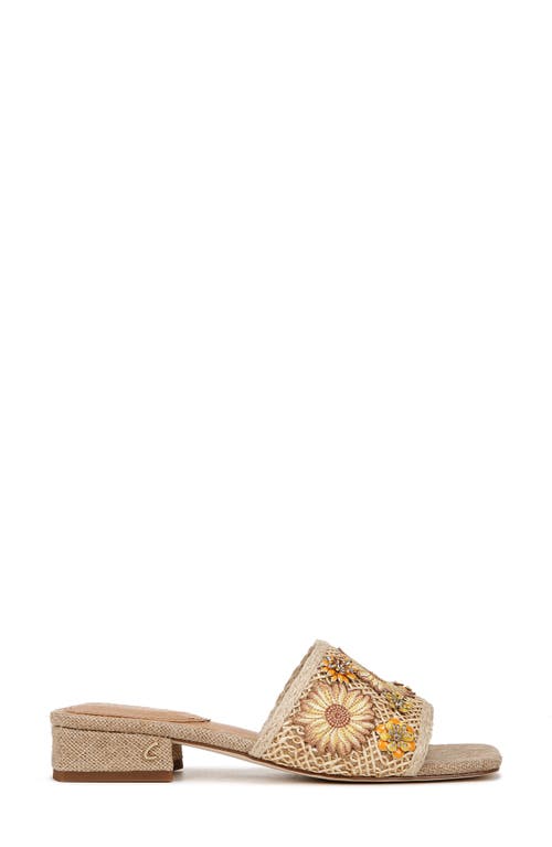 Circus Ny By Sam Edelman Josie Daisie Block-heel Slide Sandals In Natural