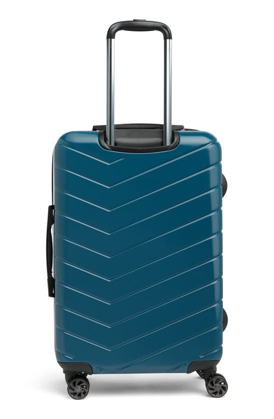 Shop Original Penguin Aero Medium Hardside Spinner Suitcase In Teal