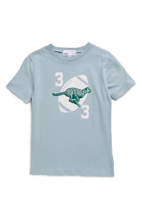 Nordstrom Rack Kids' Graphic Print T-shirt In Blue Flax Varisty Animal