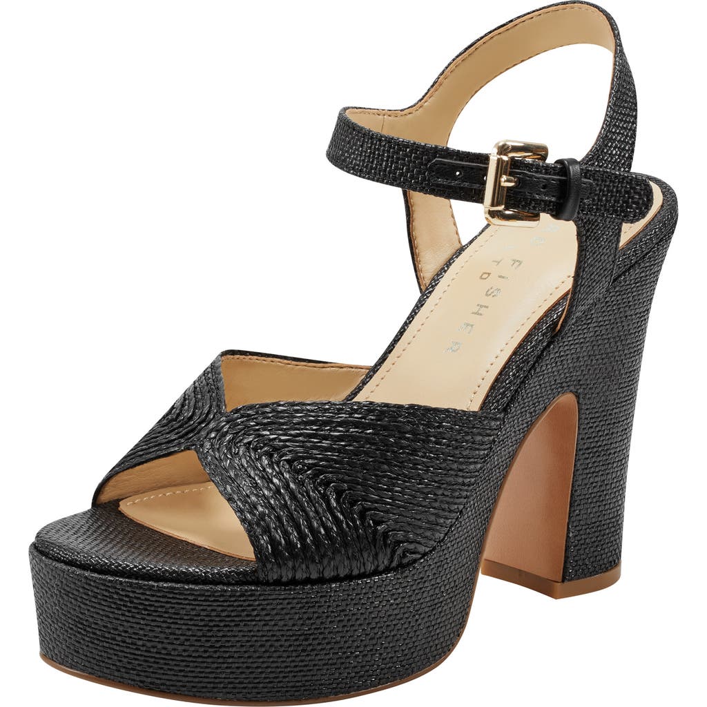 Marc Fisher Ltd Starla Block Heel Platform Sandal In Black 001