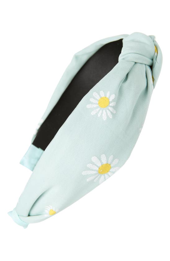 Capelli New York Kids' Knotted Daisy Headband In Blue