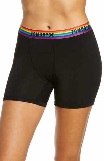 Boy Shorts - Black X= Rainbow – TomboyX