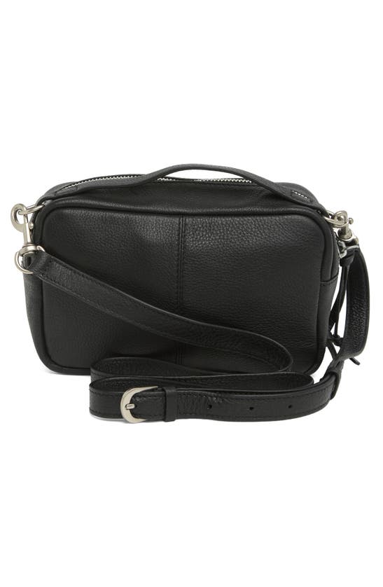 Shop Lucky Brand Feyy Leather Crossbody Bag In Black