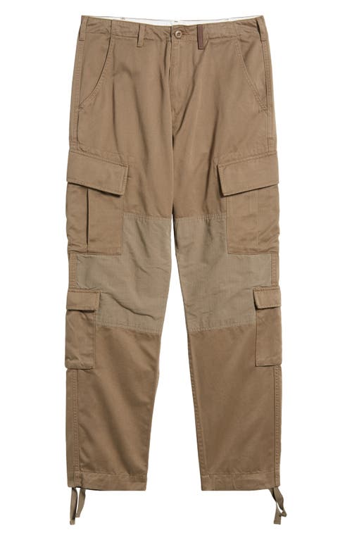 Shop Alpha Industries Acu Straight Leg Cargo Pants In Coyote Brown