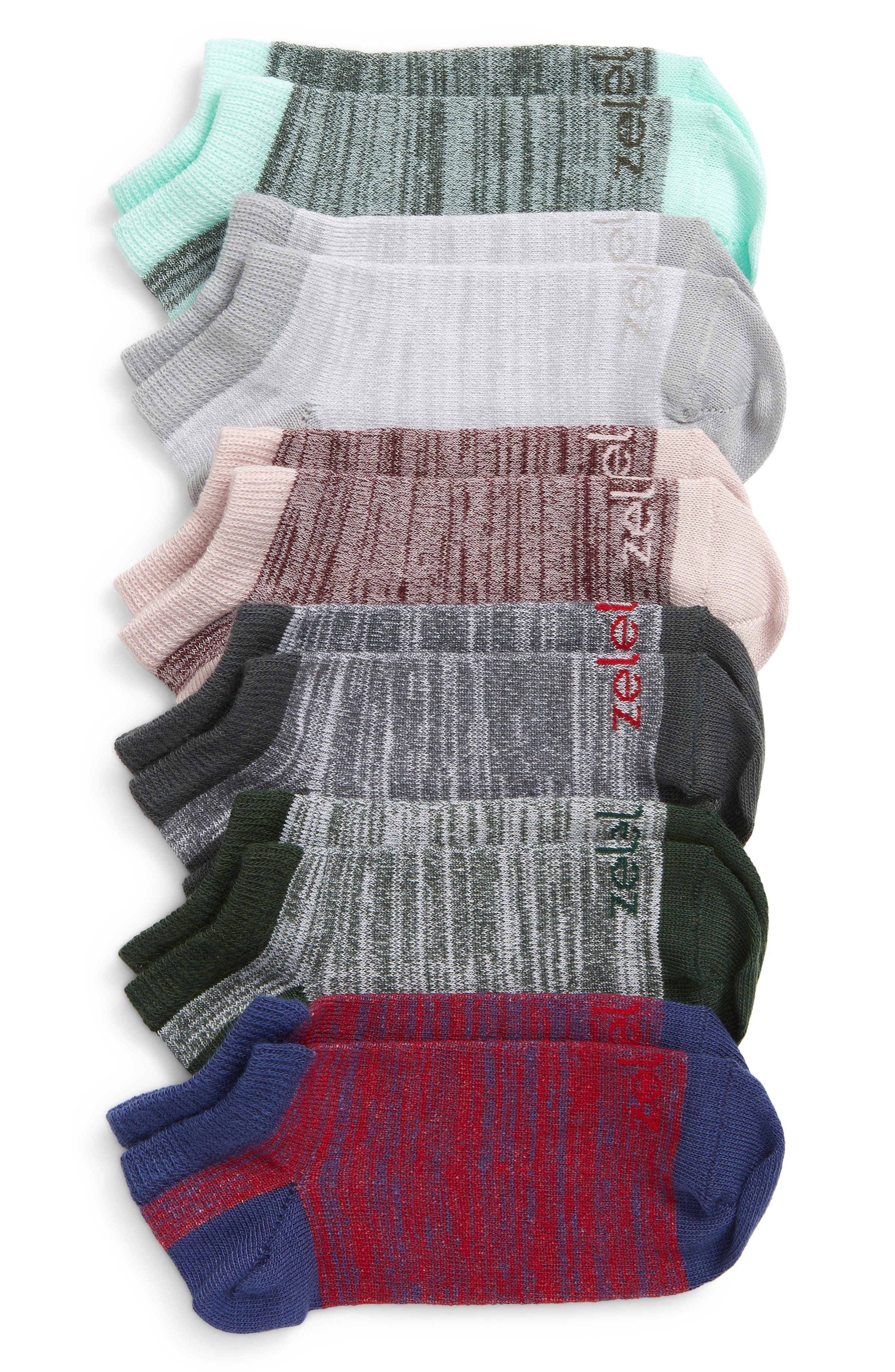 Zella Girl 6-Pack Ankle Socks | Nordstrom