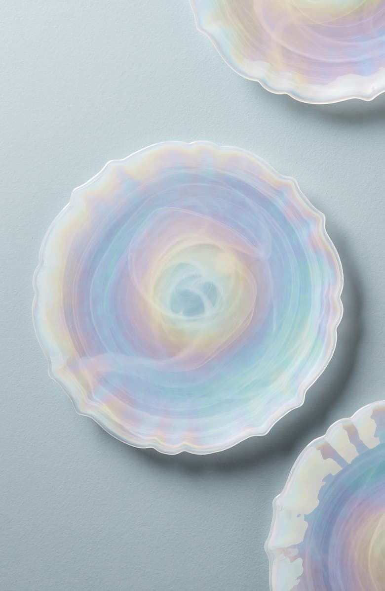 Quant Set Of 4 Glass Dessert Plates