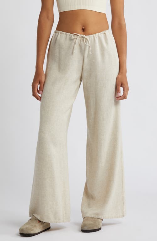 BDG Urban Outfitters Hazel Drawstring Pants Natural at Nordstrom,