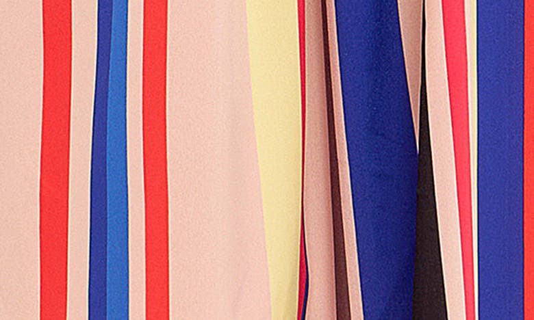 ENGLISH FACTORY ENGLISH FACTORY MULTICOLOR STRIPE MAXI DRESS