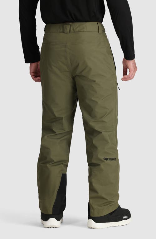 Shop Outdoor Research Tungsten Ii Gore-tex® Waterproof Snow Pants In Ranger Green