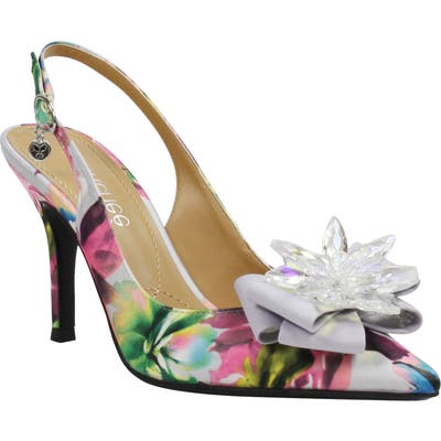 J. Renee Denyell Slingback Pump, White