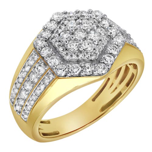 Shop Luvmyjewelry World Champ 14k Yellow Gold Diamond Men Statement Ring