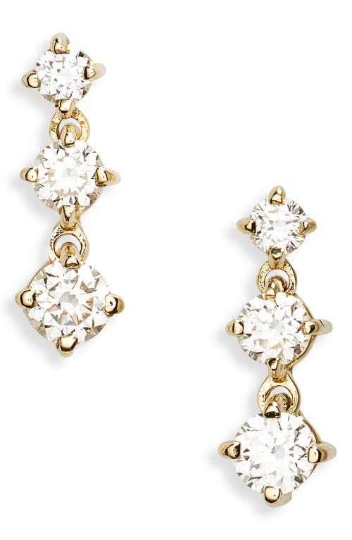 Lana Solo Diamond Charm Stud Earrings in Yellow Gold at Nordstrom