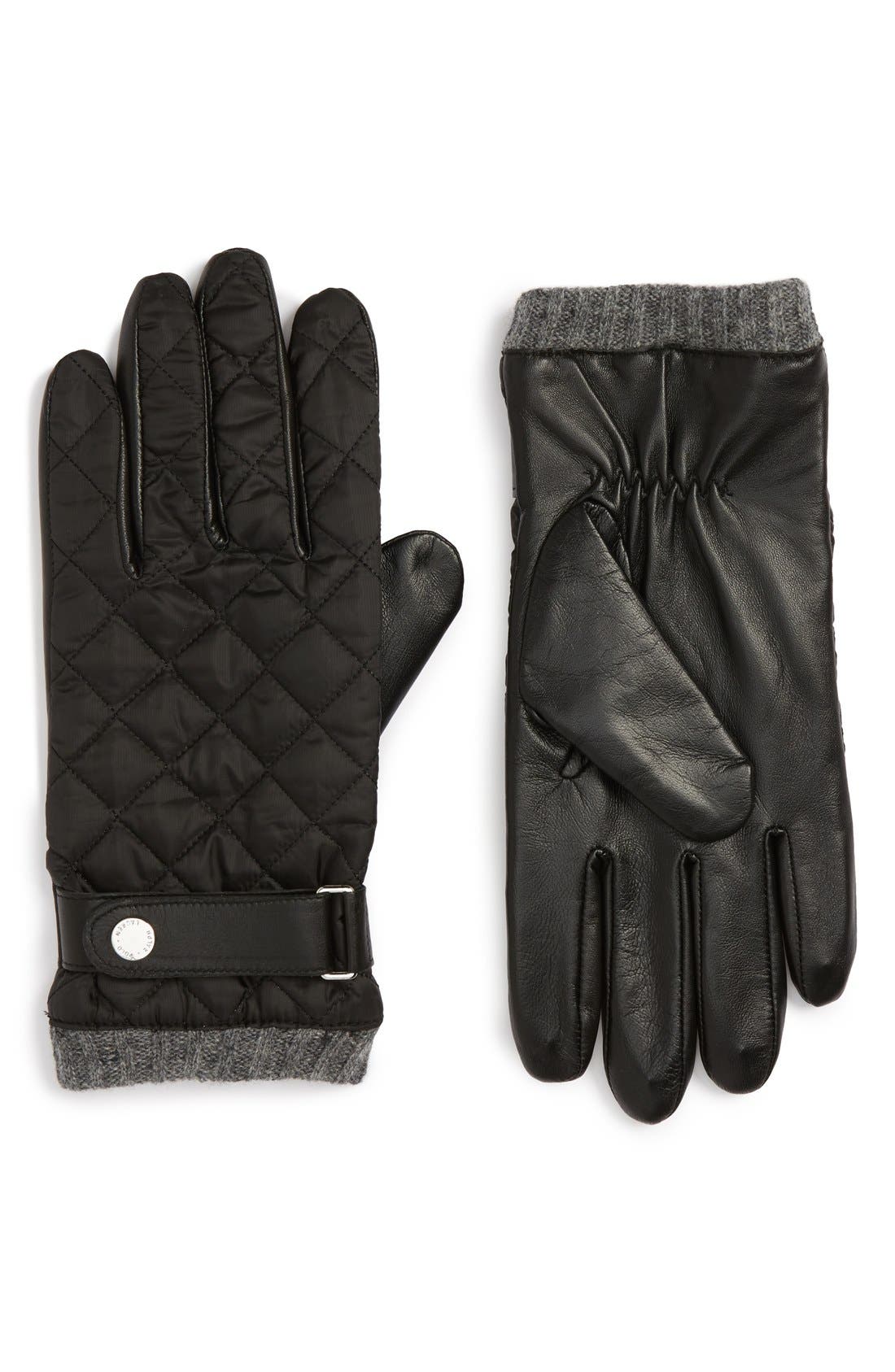 polo ralph lauren quilted gloves