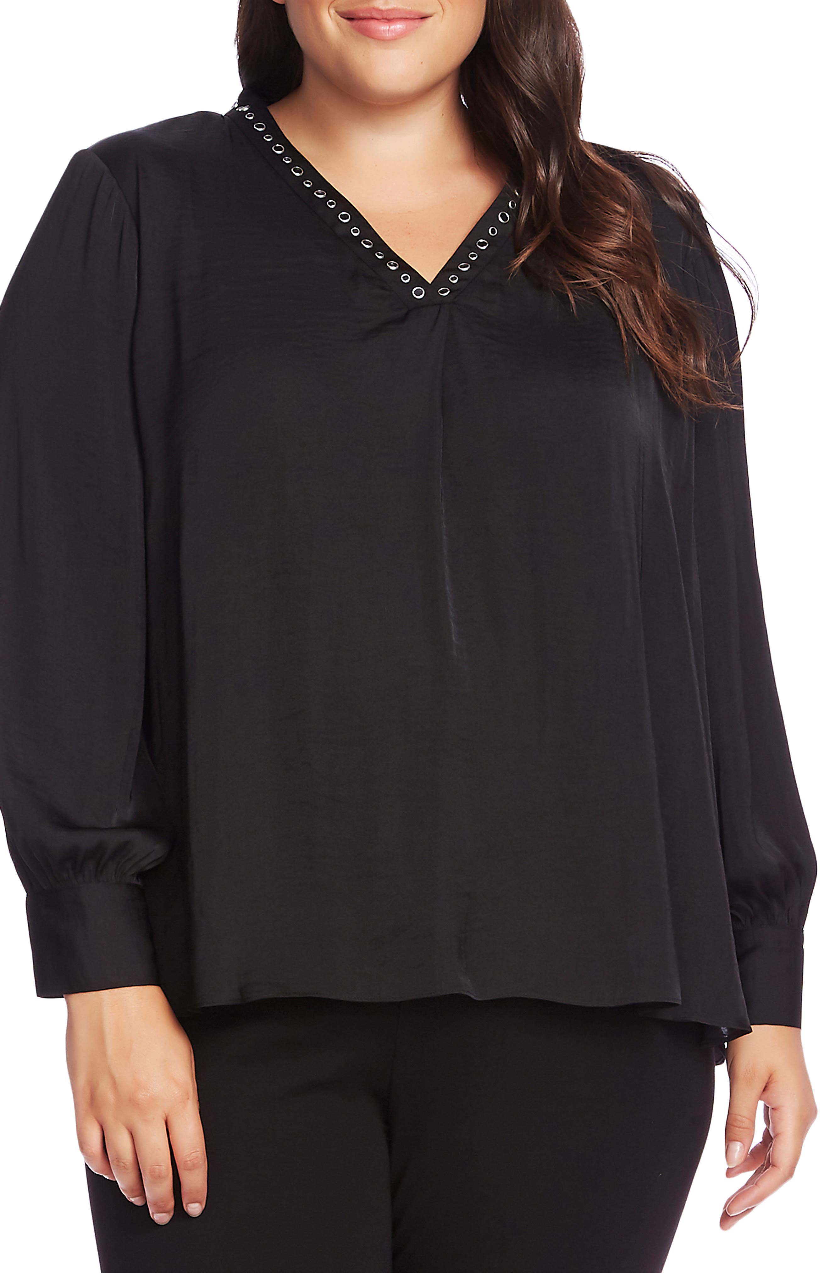 vince camuto studded top