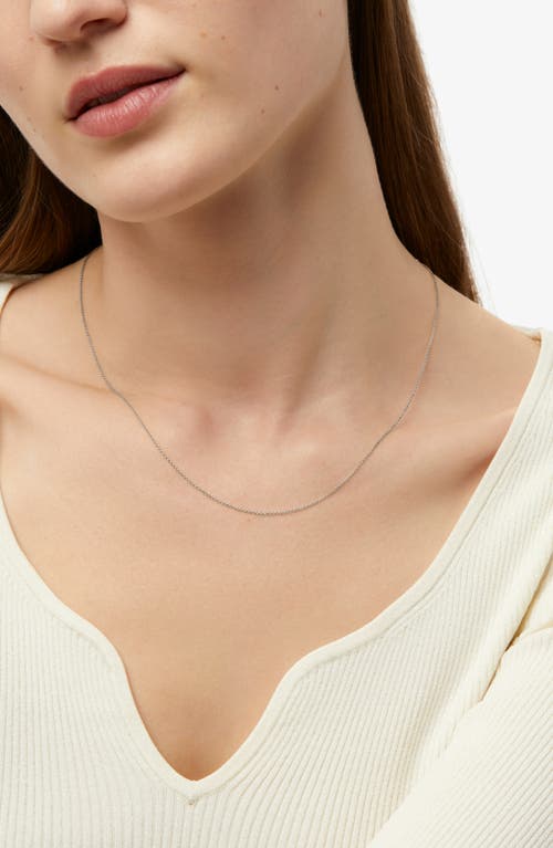 Shop Ana Luisa Dainty Chain Necklace In White Gold