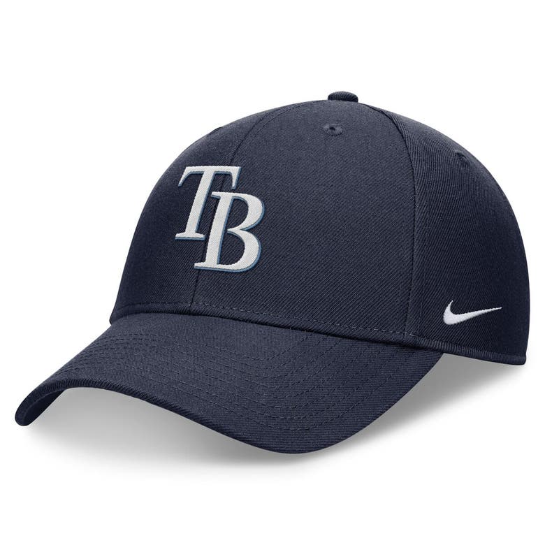 Shop Nike Navy Tampa Bay Rays Evergreen Club Performance Adjustable Hat