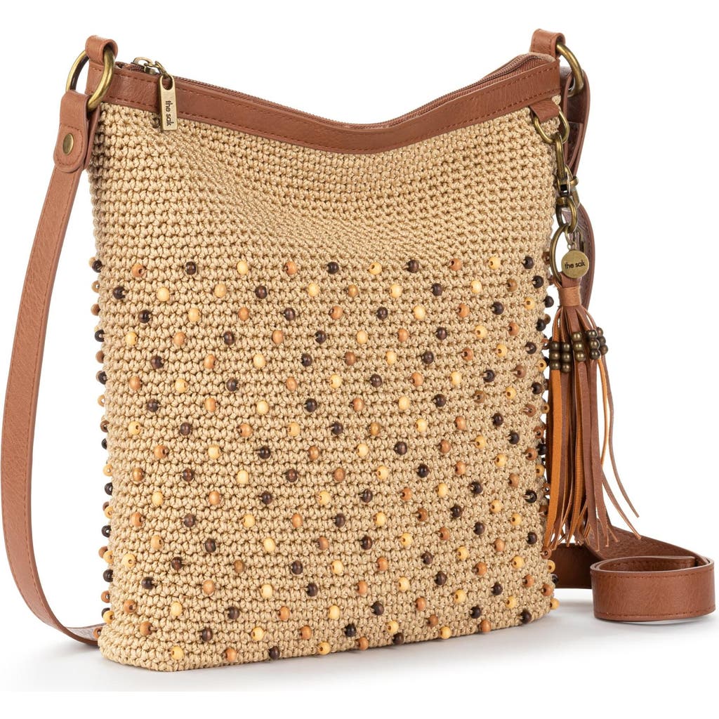 The Sak Lucia Crossbody In Bamboo Neutral Beads