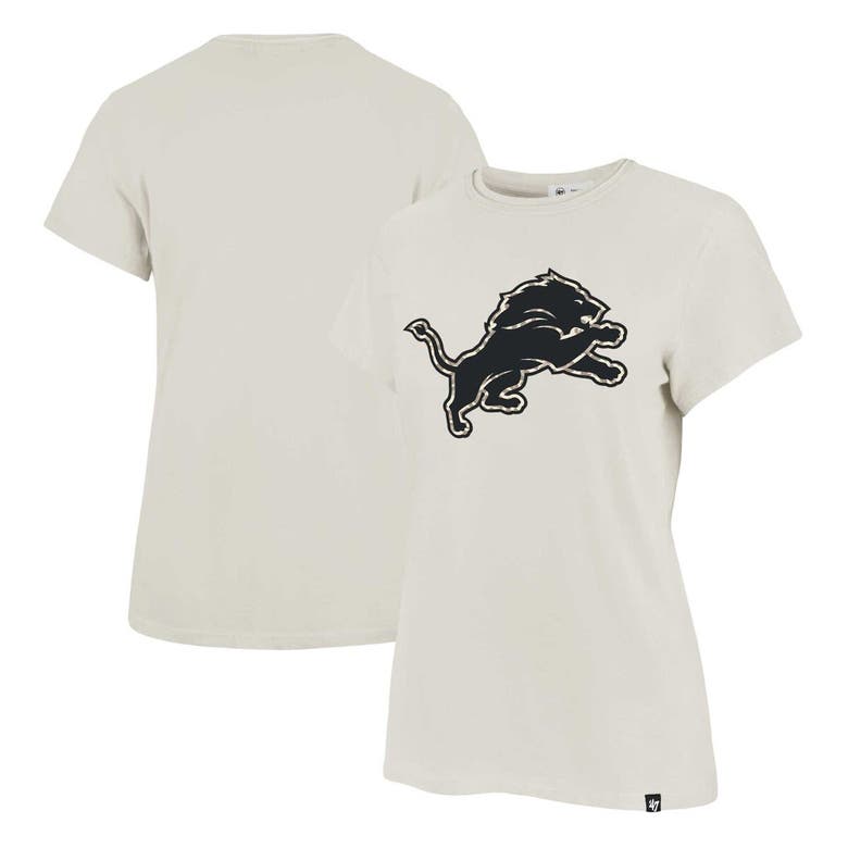 Shop 47 ' Cream Detroit Lions Panthera Frankie T-shirt