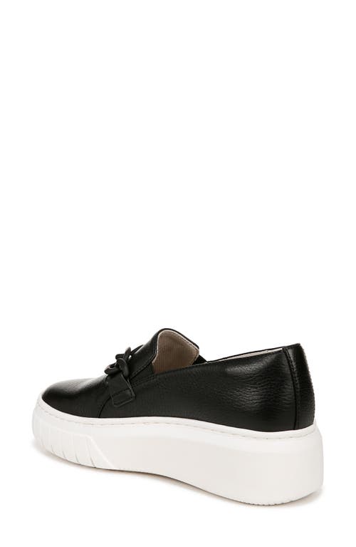 Shop Naturalizer Daphne Slip-on Platform Sneaker In Black Leather