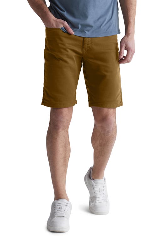 DUER No Sweat Five Pocket Performance Shorts in Tobacco