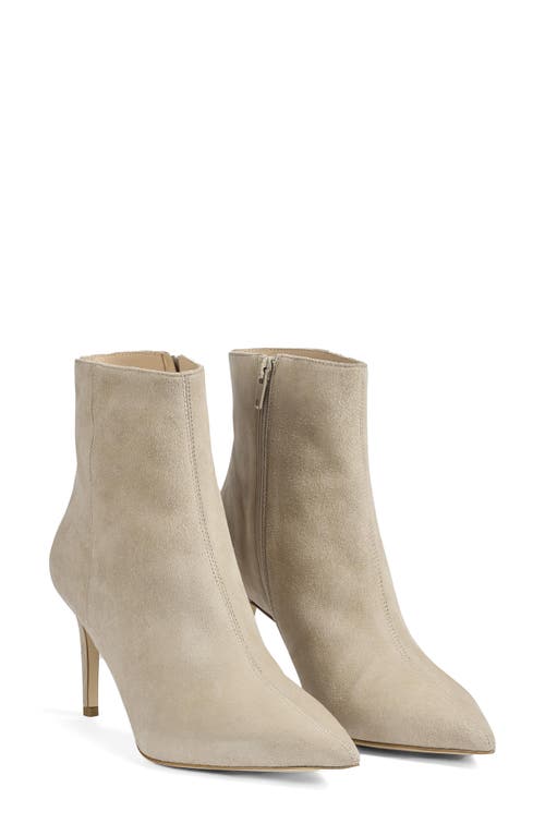 Shop Lk Bennett Aster Stiletto Bootie In Light Taupe