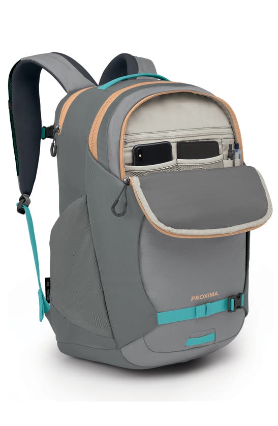 Shop Osprey Proxima 30-liter Campus Backpack In Medium Grey/ Coal Grey