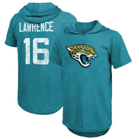 Jacksonville Jaguars Majestic Threads Lockup Tri-Blend Long Sleeve T-Shirt  - Teal