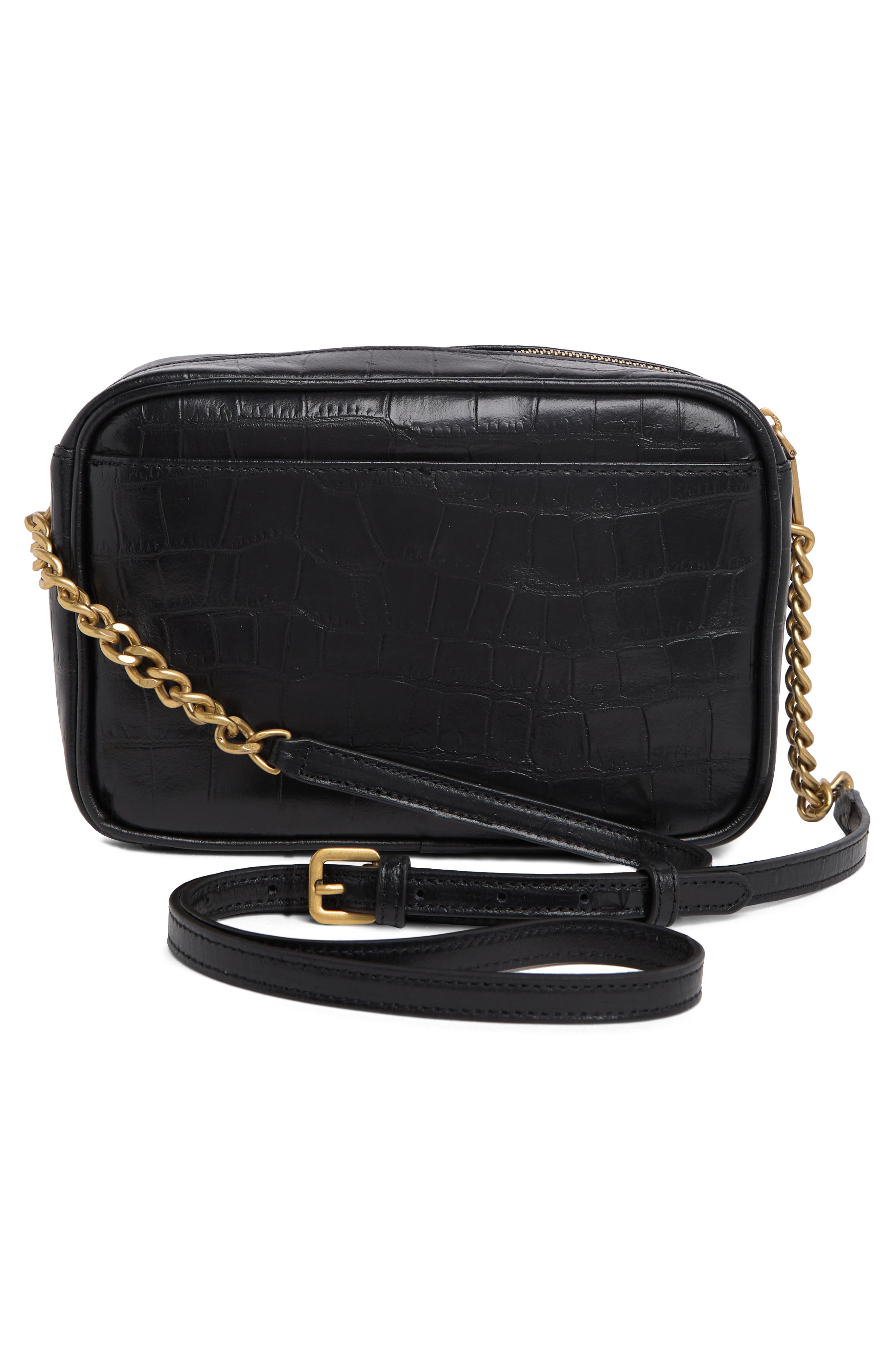 KARL LAGERFELD Lafayette Croc Embossed Crossbody Bag Nordstromrack