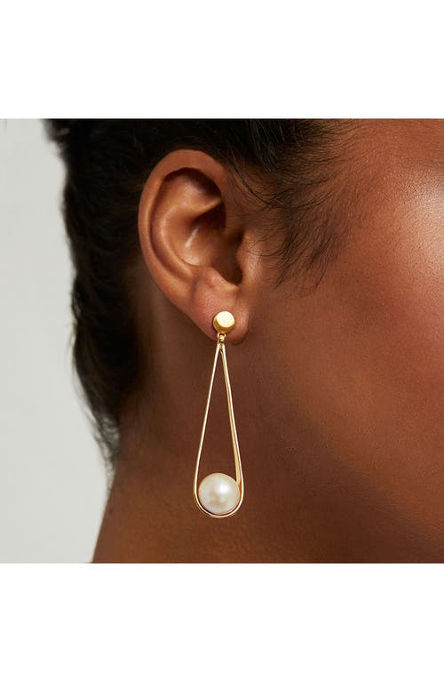 Shop Dean Davidson Ipanema Drop Earrings In Pearl/gold