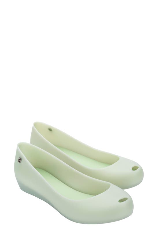 Melissa Ultragirl Basic Ii Flat In Green