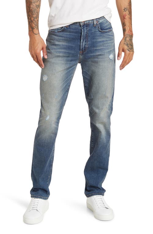 Monfrère Distressed Straight Leg Jeans in Dest Le Mans Monfrère Distressed Straight Leg Jeans in Dest Le Mans