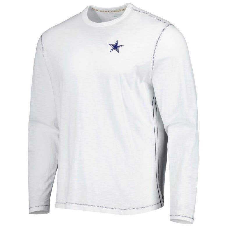 Men's Tommy Bahama White Dallas Cowboys Laces Out Billboard Long Sleeve T-Shirt Size: 3XL