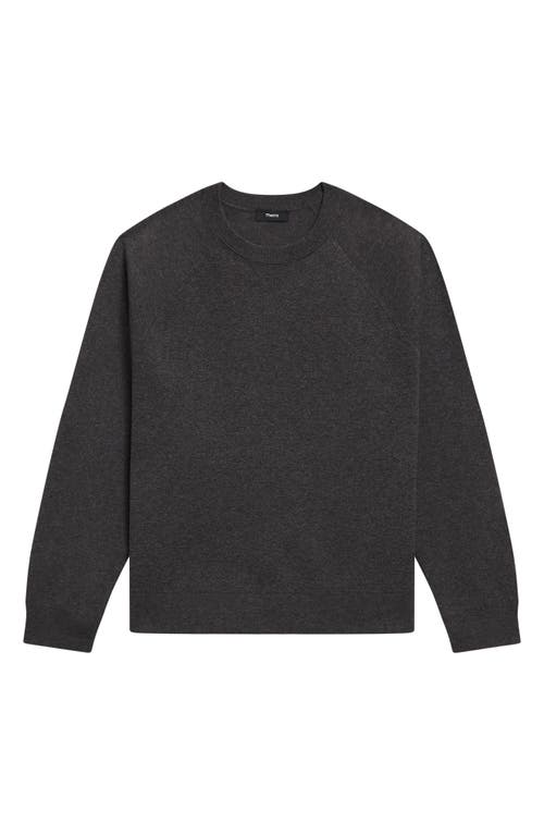 Shop Theory Raglan Sweatshirt In Pestle Melange