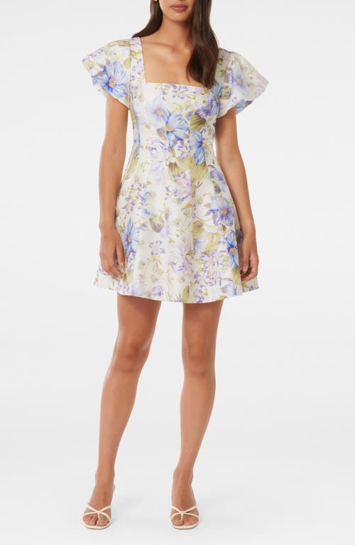 Ever New Josie Floral Print Minidress In Selene Floral