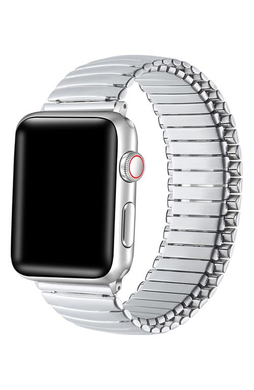 The Posh Tech Slink 42mm Apple Watch® Stretch Watchband In Silver