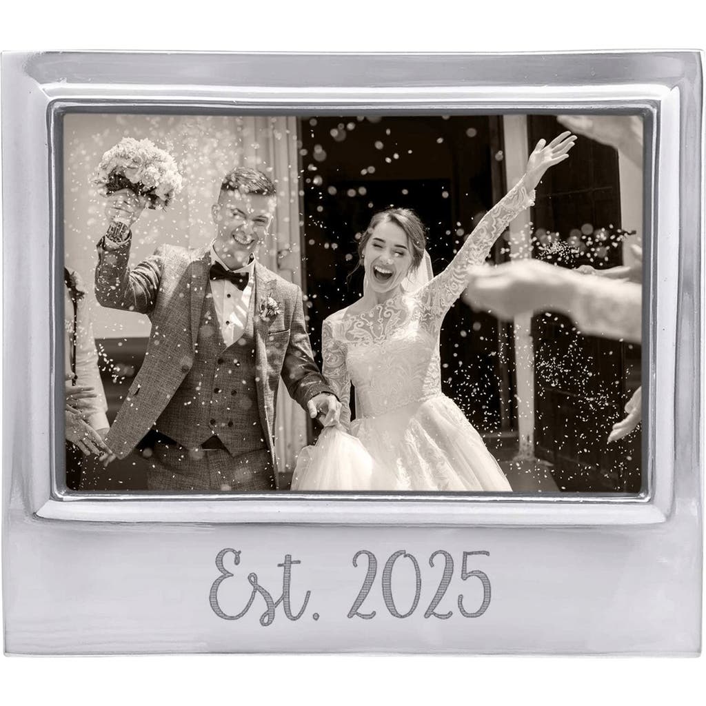 Mariposa Est. 2025 Signature Picture Frame In Silver