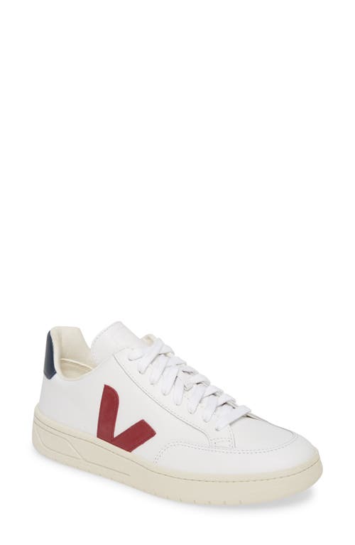 Veja Gender Inclusive V-12 Sneaker in Extra White/Marsala/Nautico at Nordstrom, Size 42