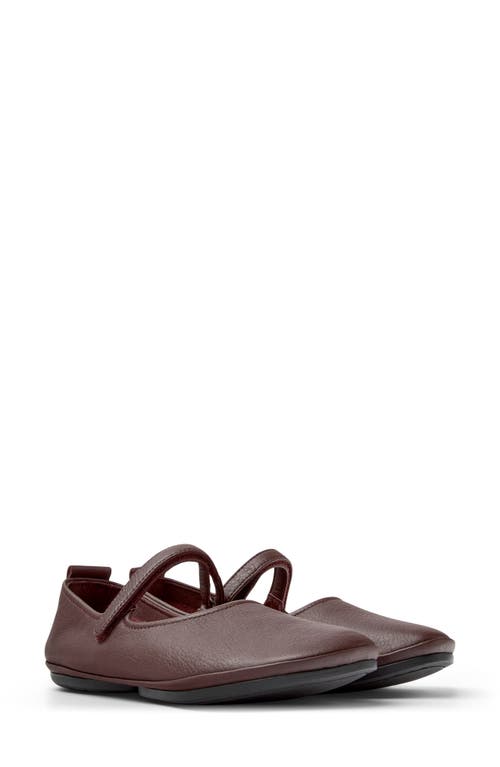 Shop Camper Nina Flat In Burgundy