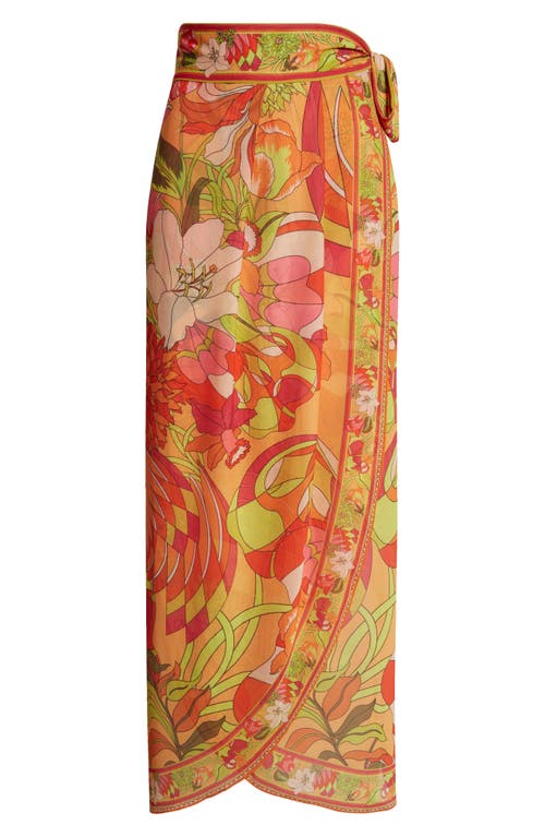 Shop Camilla The Flower Power Society Long Sarong In The Flower Child Society